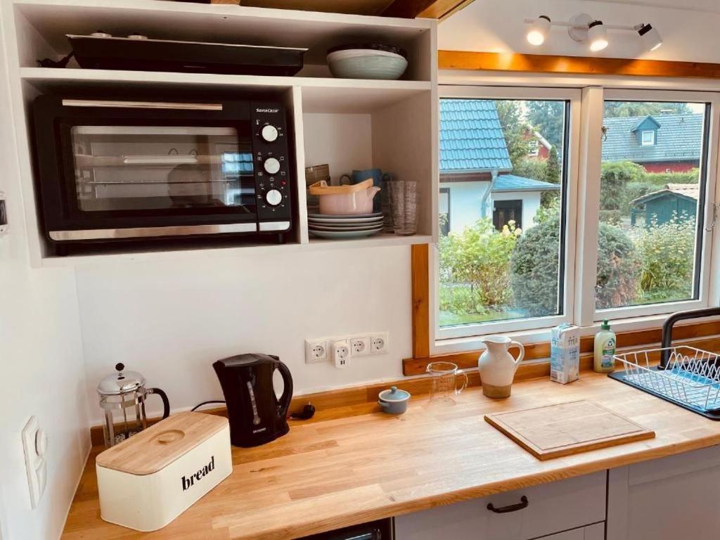 Tiny House Fleesensee Mit Eigenem Garten Und Nur Wenige Meter Vom Seeufer Göhren-Lebbin Exterior foto